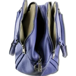 Toscanto Damen Jugend Citytasche Leder Tasche blau OTT822UH