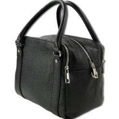 Toscanto Damen Jugend Citytasche Leder Tasche schwarz OTT822US