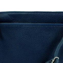 Toscanto Damen Jugend Handgelenktasche Leder Tasche blau OTT816UB