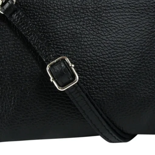 Toscanto Damen Jugend Handgelenktasche Leder Tasche schwarz OTT816US