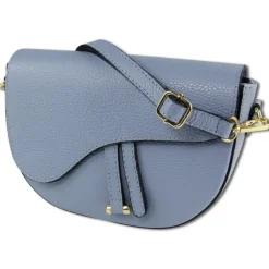 Toscanto Damen Leder Tasche hellblau OTT810SH