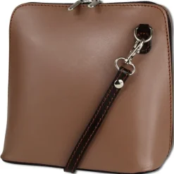Toscanto Damen Leder Tasche taupe braun OTT109UC