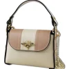 Toscanto Damen Leder Tasche beige rosa OTT833UIA