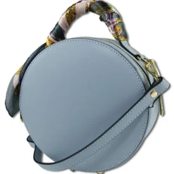 Toscanto Damen Leder Tasche hellblau OTT819SH
