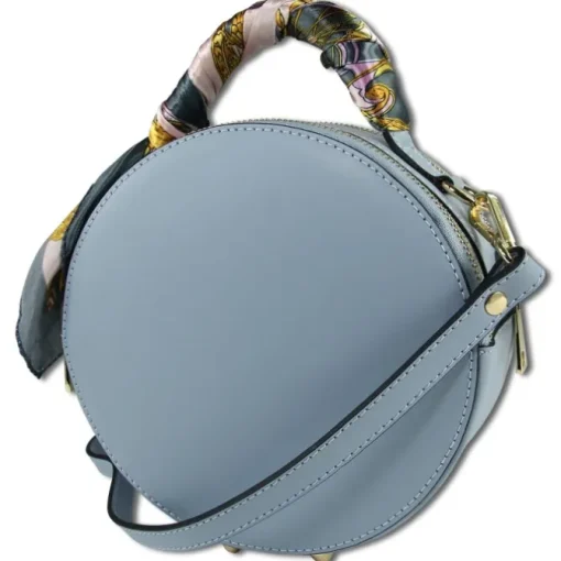 Toscanto Damen Leder Tasche hellblau OTT819SH
