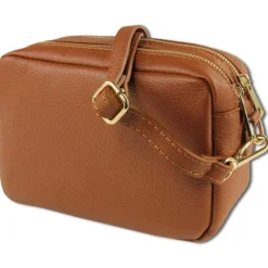 Toscanto Damen Leder Tasche hellbraun tan OTT809UC