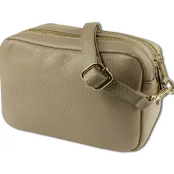 Toscanto Damen Leder Tasche beige taupe OTT809UN