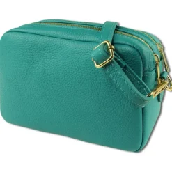 Toscanto Damen Leder Tasche türkis OTT809UT