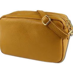 Toscanto Damen Leder Tasche gelb OTT809UY