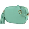 Toscanto Damen Leder Tasche türkis OTT811UT