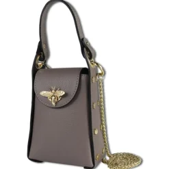 Toscanto Damen Leder Tasche braun taupe OTT813UN