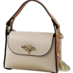 Toscanto Damen Leder Tasche beige tan OTT831UIC
