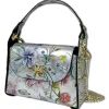 Toscanto Damen Leder Tasche silber farbig OTT832UJF