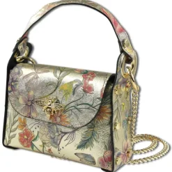 Toscanto Damen Leder Tasche gold farbig OTT832UZF