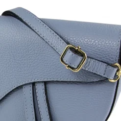 Toscanto Damen Leder Tasche hellblau OTT810SH
