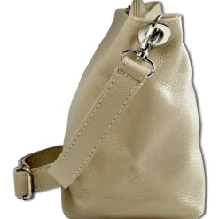 Toscanto Damen Leder Tasche taupe beige OTT829SN