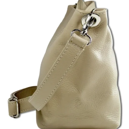 Toscanto Damen Leder Tasche taupe beige OTT829SN