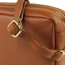Toscanto Damen Leder Tasche hellbraun tan OTT809UC