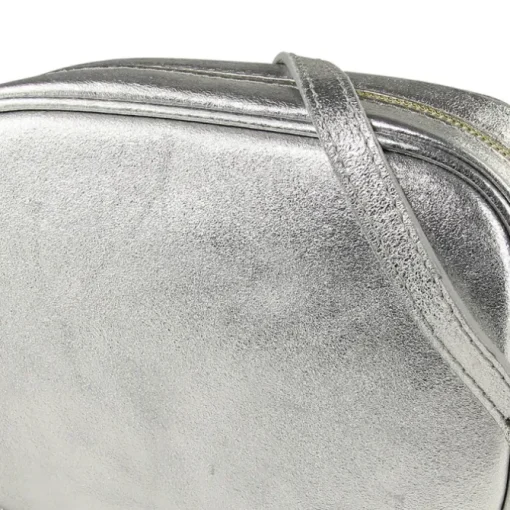 Toscanto Damen Leder Tasche silber metallic OTT811UJ