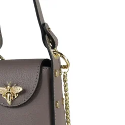 Toscanto Damen Leder Tasche braun taupe OTT813UN