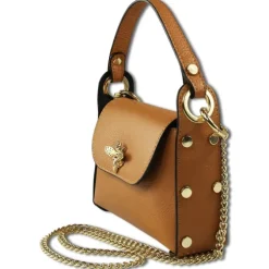 Toscanto Damen Leder Tasche hellbraun tan OTT831UC5