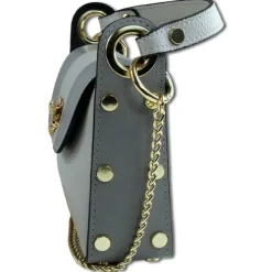 Toscanto Damen Leder Tasche grau hellgrau OTT833UKK