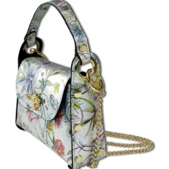 Toscanto Damen Leder Tasche silber farbig OTT832UJF