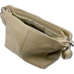 Toscanto Damen Leder Tasche taupe beige OTT829SN