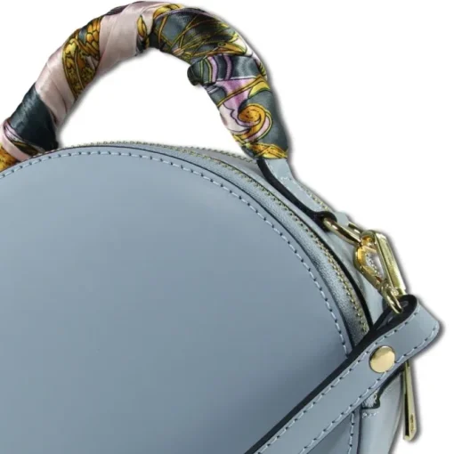 Toscanto Damen Leder Tasche hellblau OTT819SH