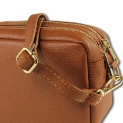 Toscanto Damen Leder Tasche hellbraun tan OTT809UC