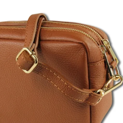 Toscanto Damen Leder Tasche hellbraun tan OTT809UC