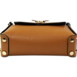 Toscanto Damen Leder Tasche hellbraun tan OTT831UC5