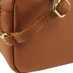 Toscanto Damen Leder Tasche hellbraun tan OTT809UC