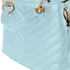 Toscanto Damen Leder Tasche hellblau OTTM810UH