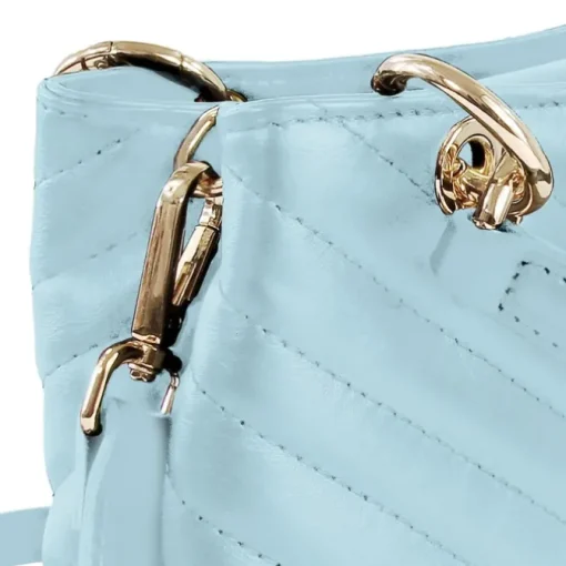 Toscanto Damen Leder Tasche hellblau OTTM810UH