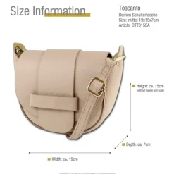 Toscanto Damen Leder Tasche rosa OTT815SA