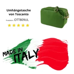 Toscanto Damen Leder Tasche hellgrün OTT809UL