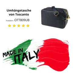 Toscanto Damen Leder Tasche blau OTT809UB