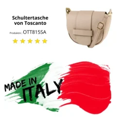 Toscanto Damen Leder Tasche rosa OTT815SA