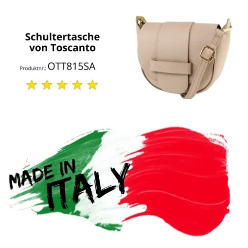 Toscanto Damen Leder Tasche rosa OTT815SA