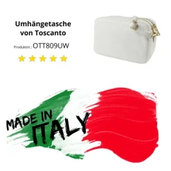 Toscanto Damen Leder Tasche weiß OTT809UW