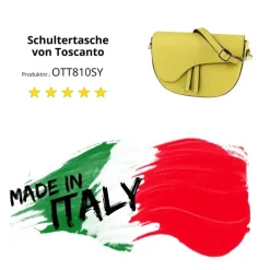 Toscanto Damen Leder Tasche gelb OTT810SY