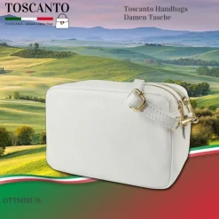 Toscanto Damen Leder Tasche weiß OTT809UW