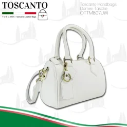 Toscanto Damen Leder Tasche weiß OTTM807UW