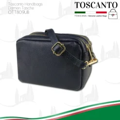 Toscanto Damen Leder Tasche blau OTT809UB