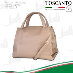 Toscanto Damen Leder Tasche rosa OTT152UA