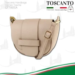 Toscanto Damen Leder Tasche rosa OTT815SA