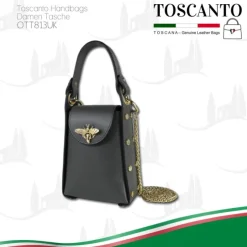 Toscanto Damen Leder Tasche grau OTT813UK