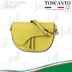 Toscanto Damen Leder Tasche gelb OTT810SY