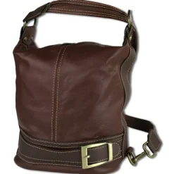 Toscanto Damen Rucksack Leder Tasche braun OTT104SN